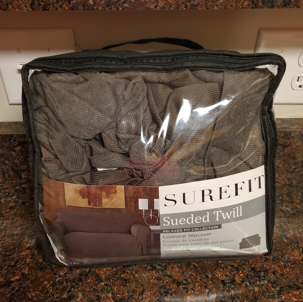 💥NEW! Sure Fit Sueded Twill Sofa Slipcover